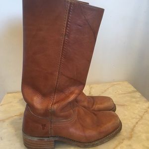 Frye Campus 14L Boot, Saddle Leather, Size 9